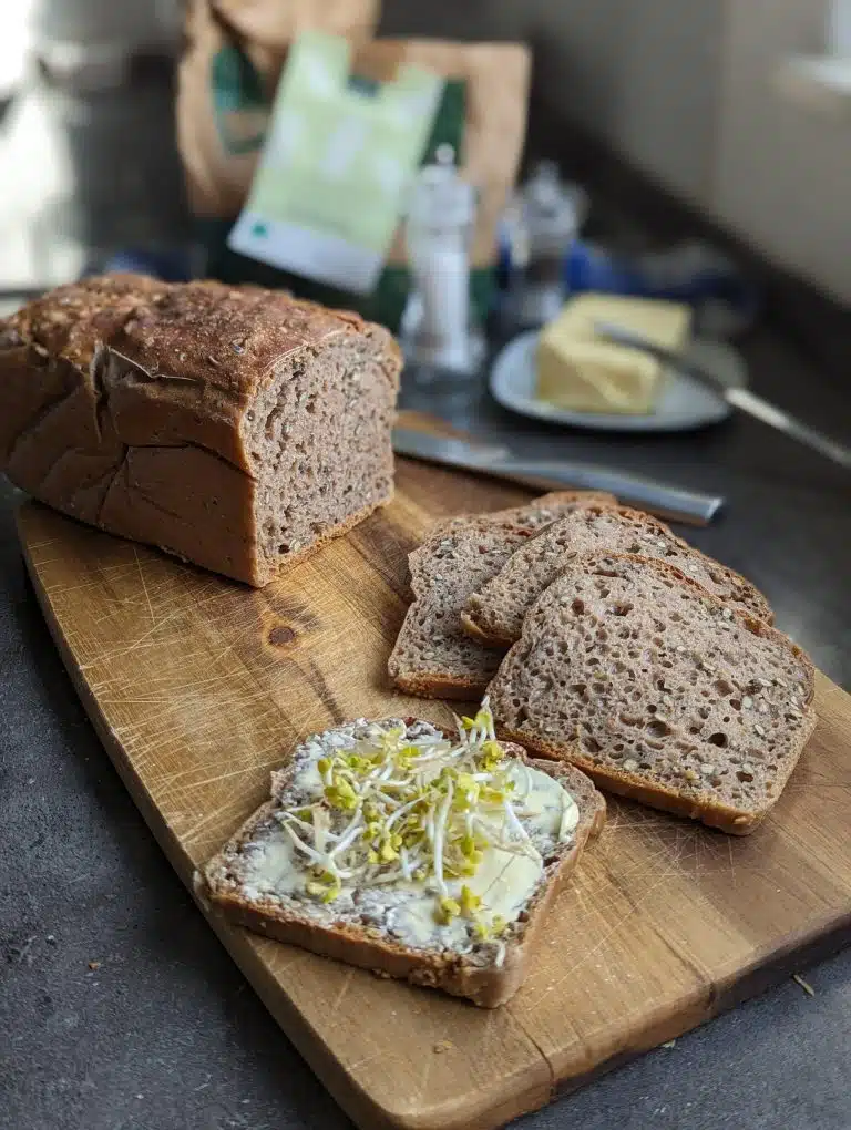 Gastrezept: Roggen-Sauerteigbrot mit Linsen