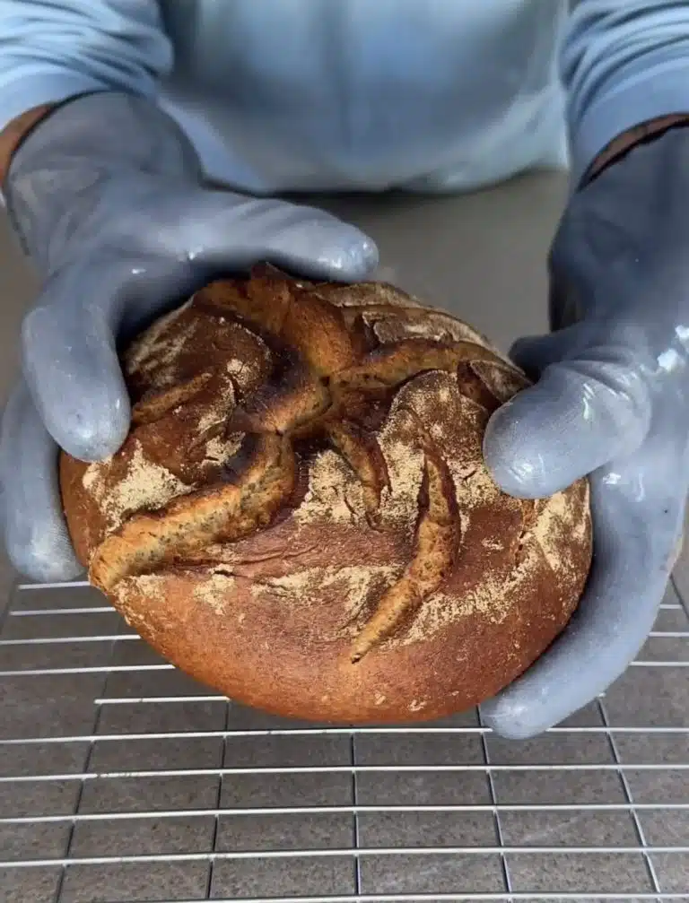 Weizenmischbrot ohne Kneten