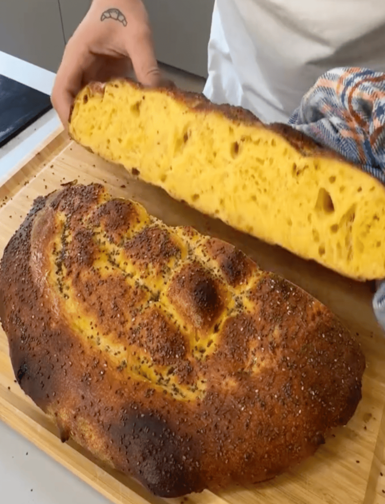 Kürbisfladenbrot
